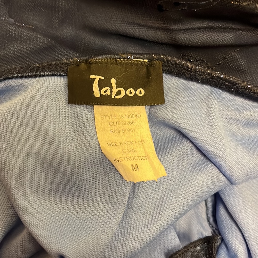 Navy blue halter dress size Medium - Picture 4 of 5